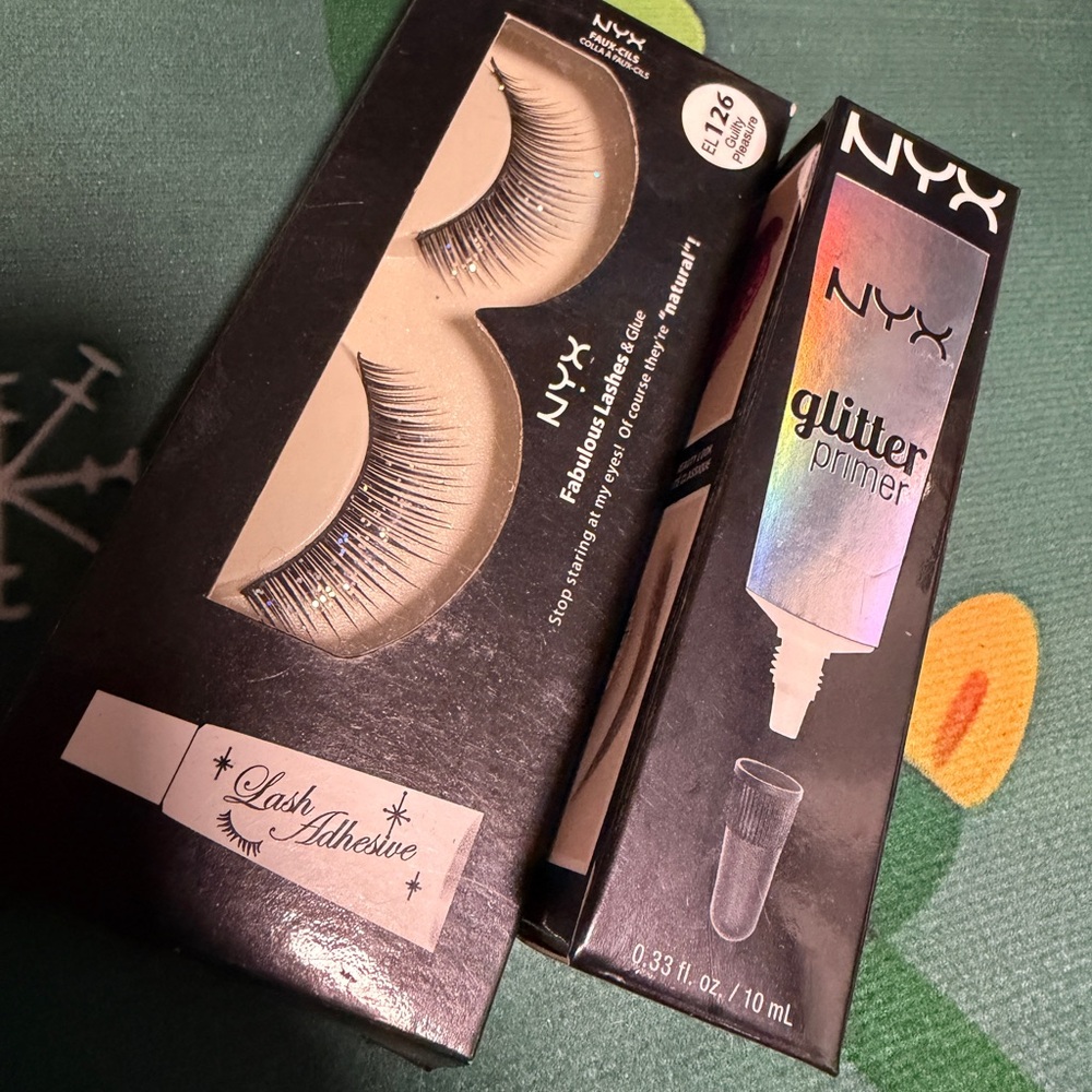 NYX Fabulous Lash, Lash Adhesive and Glitter Primer Set